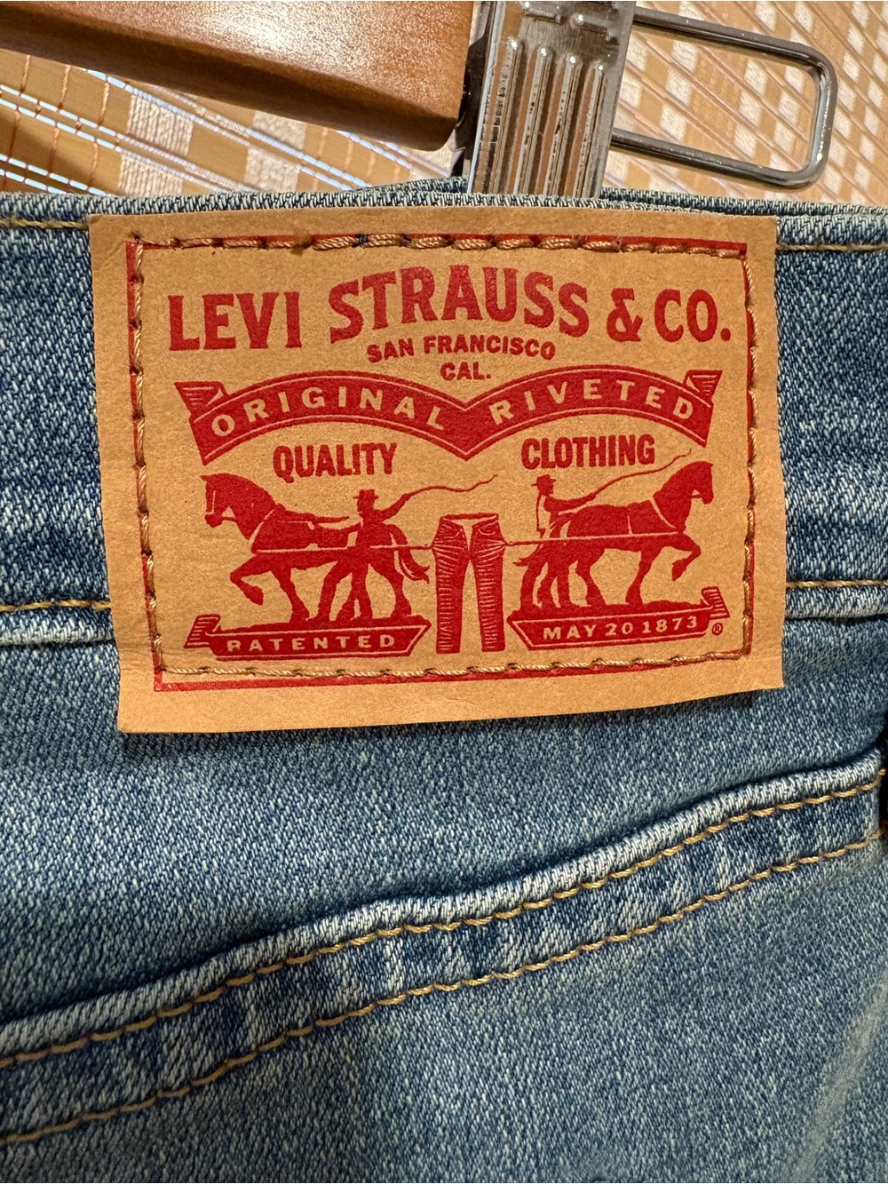 Levi's Blue shorts NWOT 32” waist